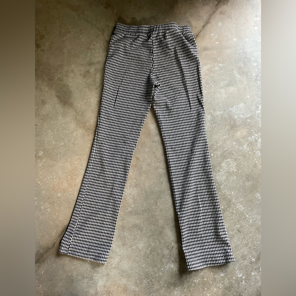 TILLYS FULL TILT Kids Knit Houndstooth Flare Pant